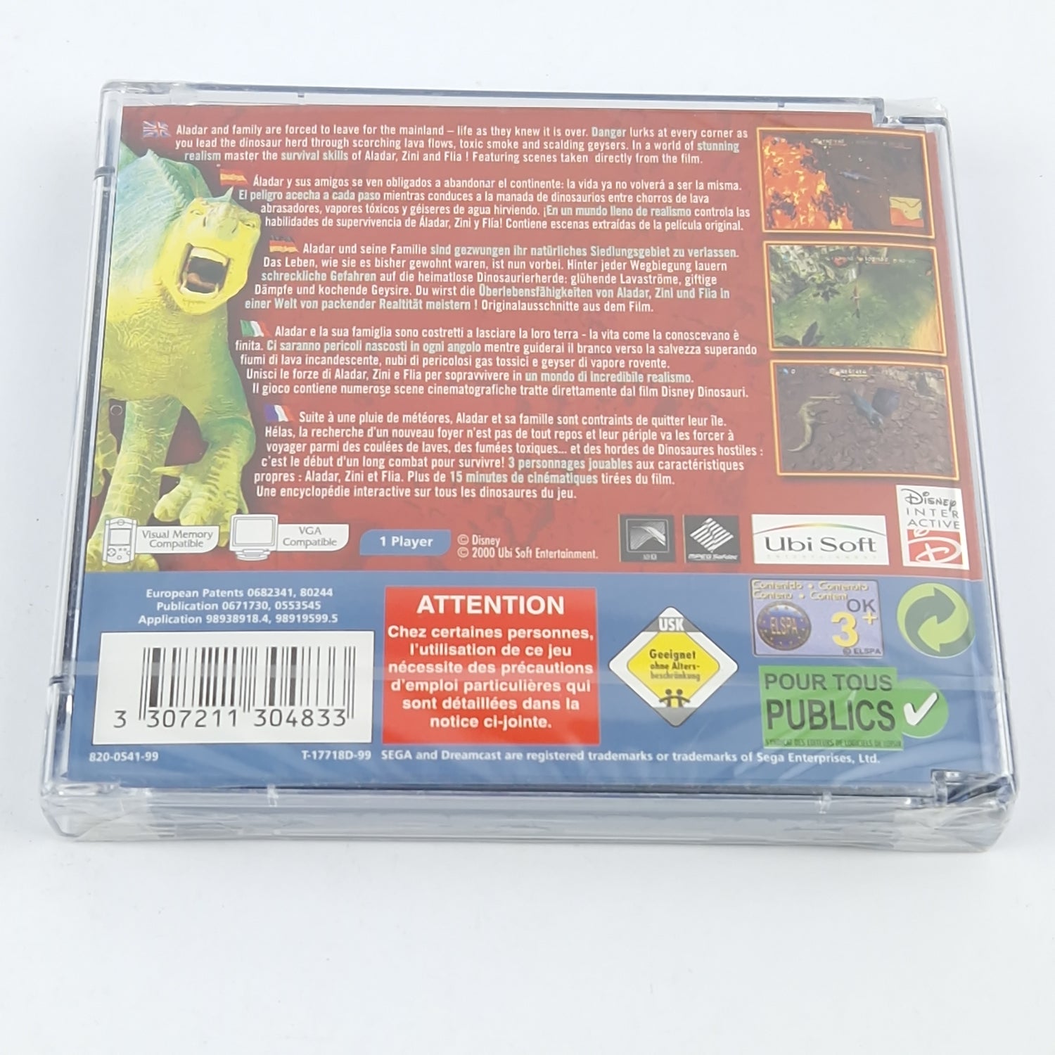 Sega Dreamcast Spiel : Disneys Dinosaur - NEU NEW SEALED OVP / DC PAL Game
