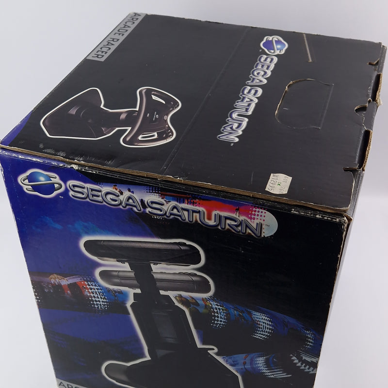 Sega Saturn Accessories: Arcade Racer Controller Wheel - OVP PAL Gamepad
