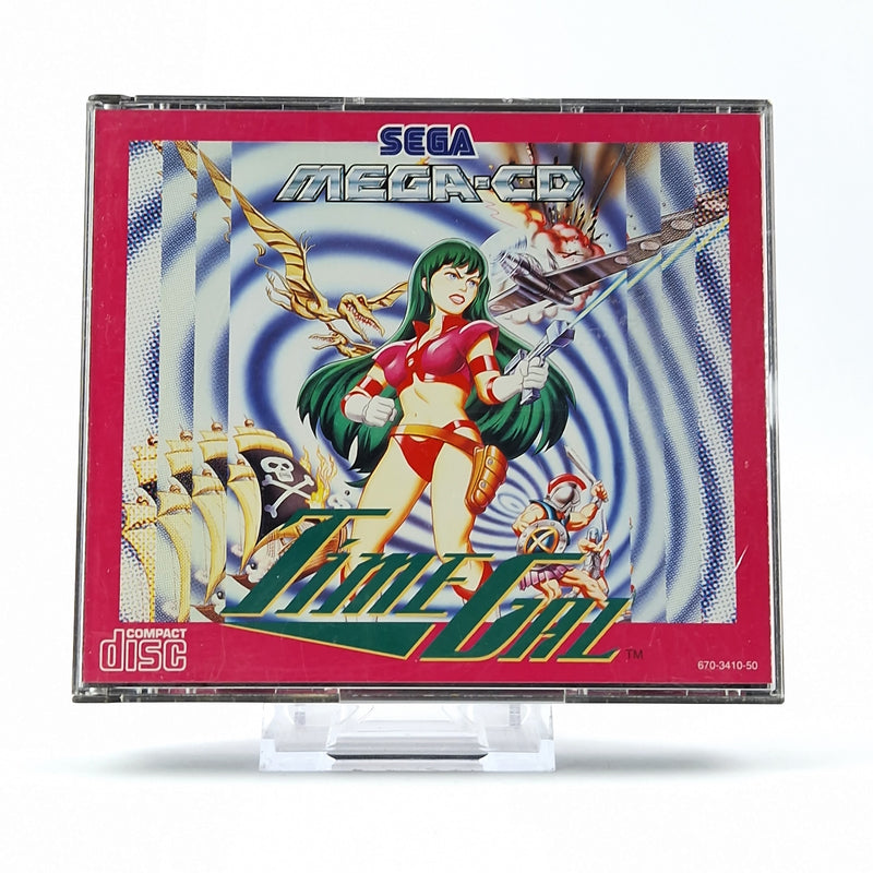 Sega Mega CD Spiel : Time Gal - CD Anleitung OVP / MCD Disk PAL Game