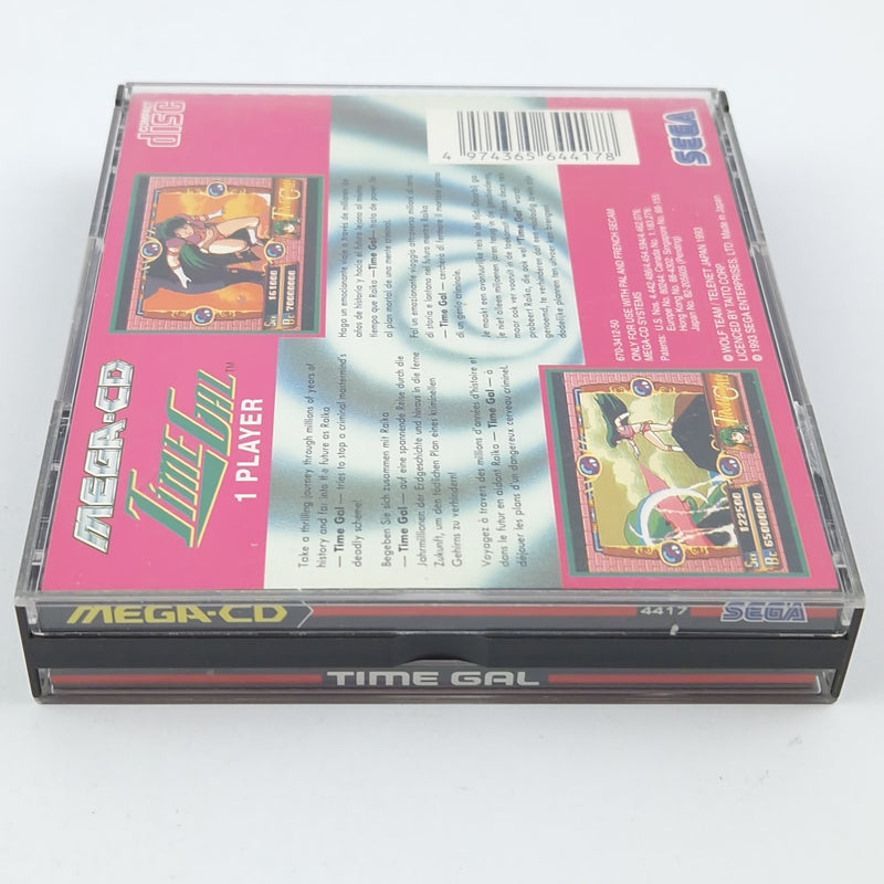 Sega Mega CD Spiel : Time Gal - CD Anleitung OVP / MCD Disk PAL Game