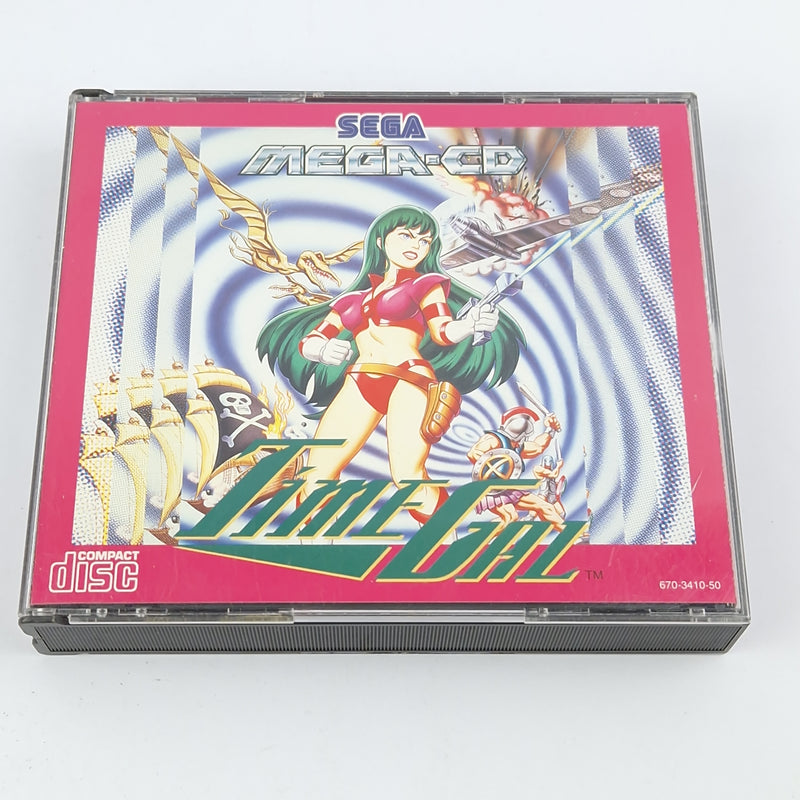 Sega Mega CD Spiel : Time Gal - CD Anleitung OVP / MCD Disk PAL Game