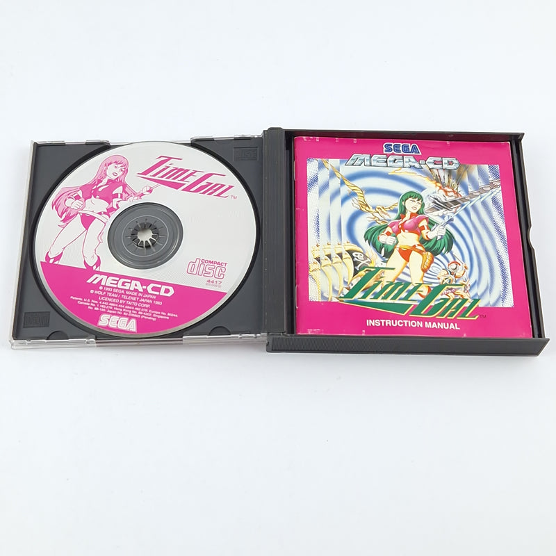 Sega Mega CD Spiel : Time Gal - CD Anleitung OVP / MCD Disk PAL Game
