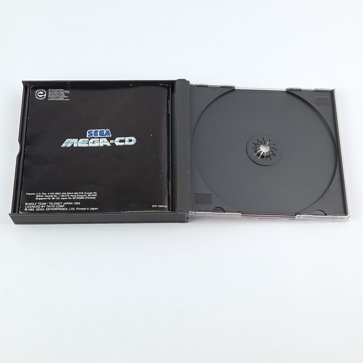 Sega Mega CD Spiel : Time Gal - CD Anleitung OVP / MCD Disk PAL Game