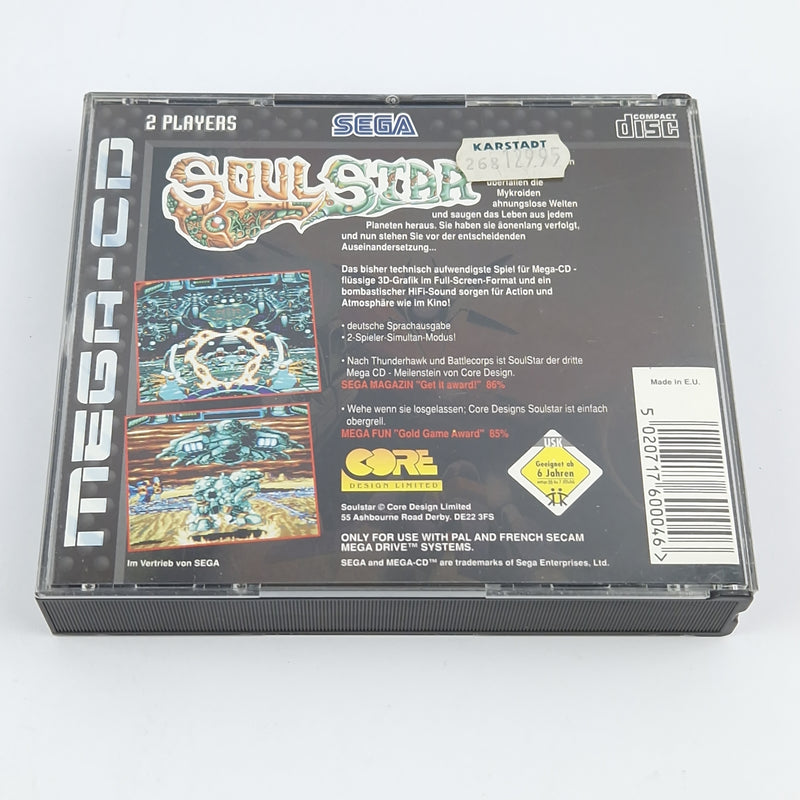 Sega Mega CD Spiel : Soul Star - CD Anleitung OVP / MCD Disk PAL Game