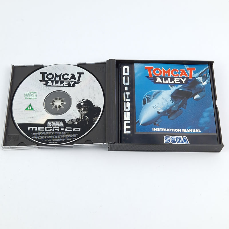 Sega Mega CD Game: Tomcat Alley - CD Instructions OVP / MCD Disk PAL Game