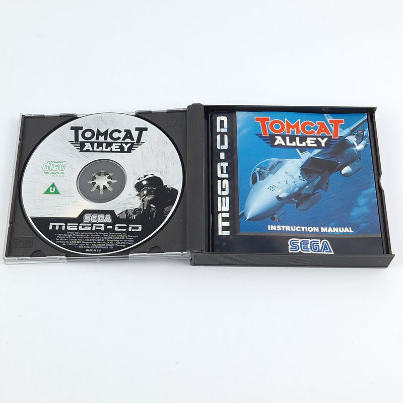 Sega Mega CD Spiel : Tomcat Alley - CD Anleitung OVP / MCD Disk PAL Game