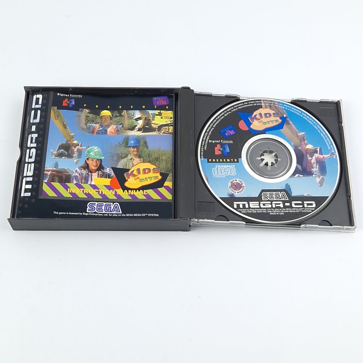 Sega Mega CD Games Bundle: BC Racers & Kids of Site - CD Instructions OVP