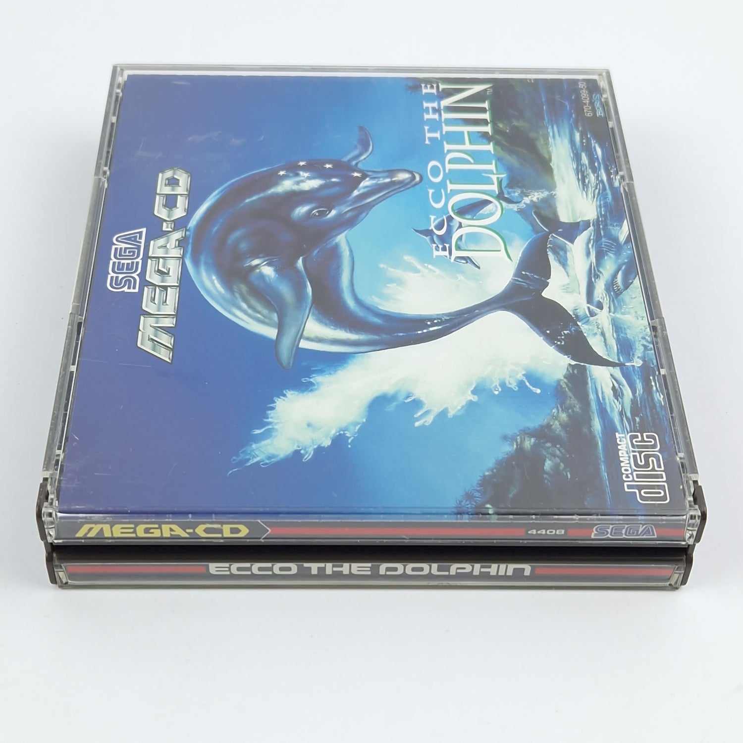 Sega Mega CD Game: Ecco The Dolphin - CD Instructions OVP / MCD PAL DISK Game