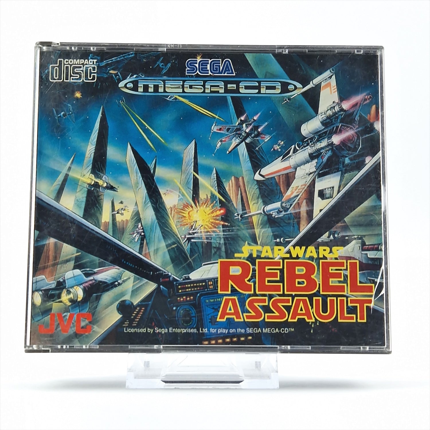 Sega Mega CD Game: Star Wars Rebel Assault - CD Instructions OVP / MCD PAL Disk