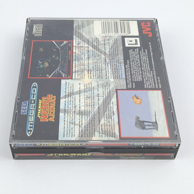 Sega Mega CD Game: Star Wars Rebel Assault - CD Instructions OVP / MCD PAL Disk
