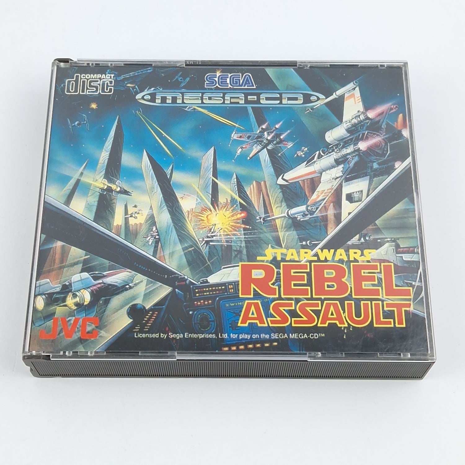 Sega Mega CD Spiel : Star Wars Rebel Assault - CD Anleitung OVP / MCD PAL Disk