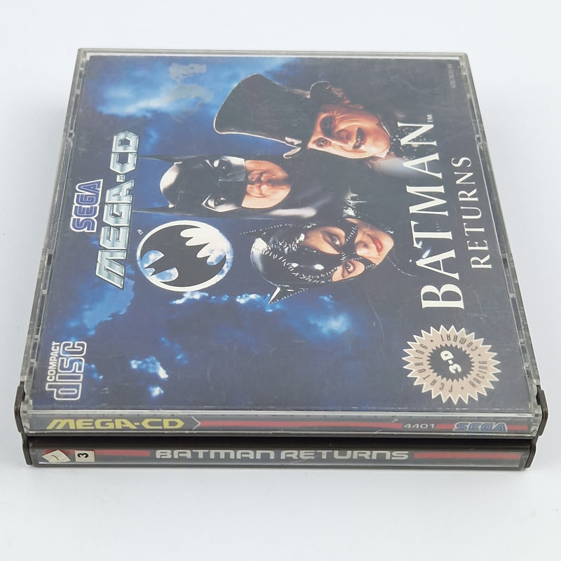 Sega Mega CD Spiel : Batman Returns - CD Anleitung OVP / MCD PAL Disk