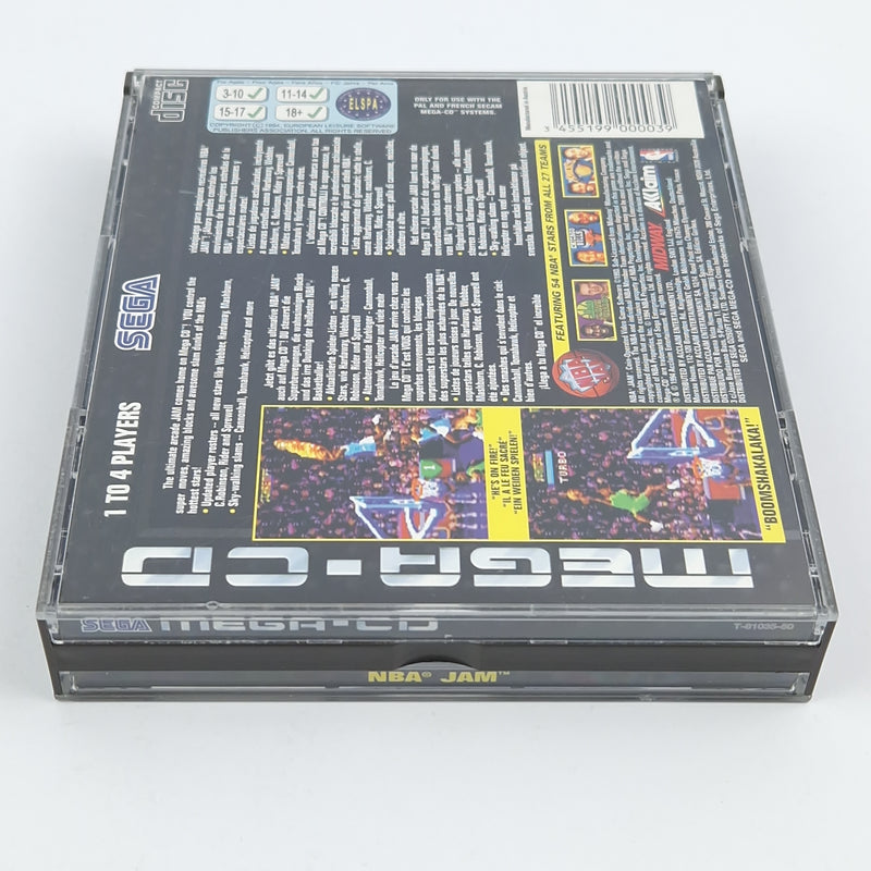 Sega Mega CD Spiel : NBA Jam - CD Anleitung OVP / MCD PAL Disk Basketball
