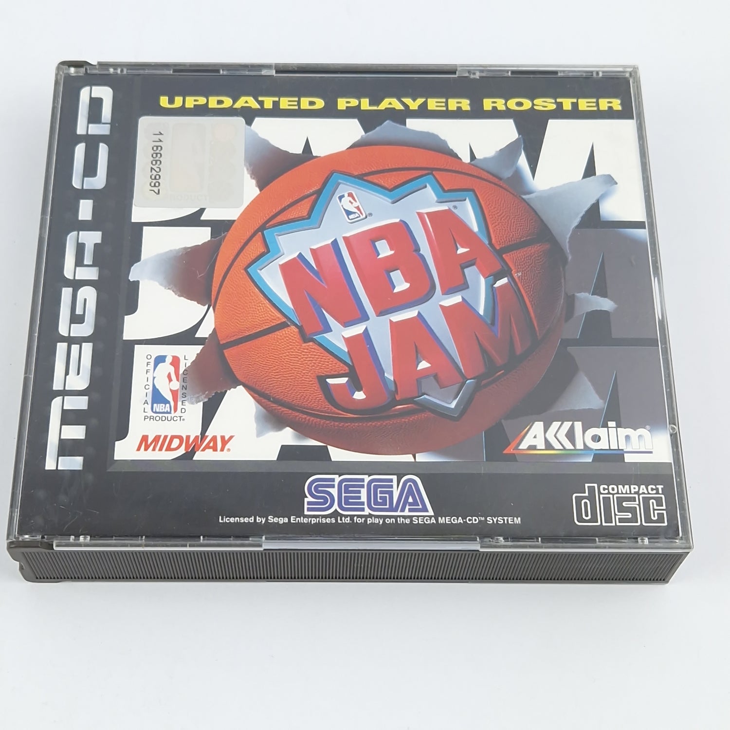 Sega Mega CD Game: NBA Jam - CD Instructions OVP / MCD PAL Disk Basketball