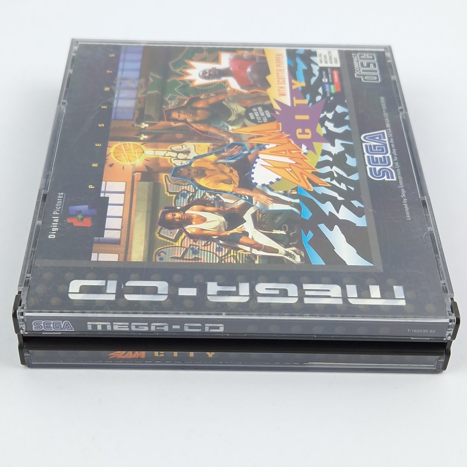 Sega Mega CD Game: SLAM City - CD Instructions OVP / MCD PAL Disk Basketball