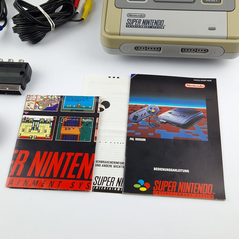 Super Nintendo Konsolen Bundle : Konsole - Super Mario World - Controller SNES