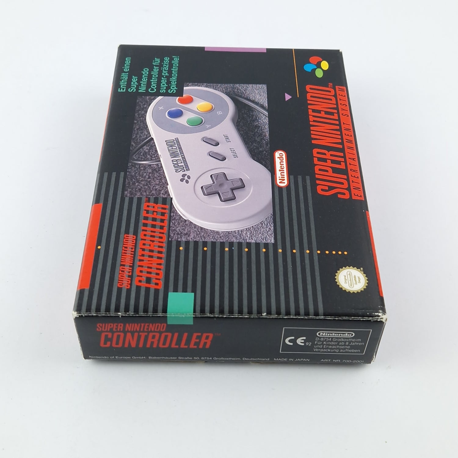 Super Nintendo Controller : SNES Gamepad Joypad in OVP - PAL