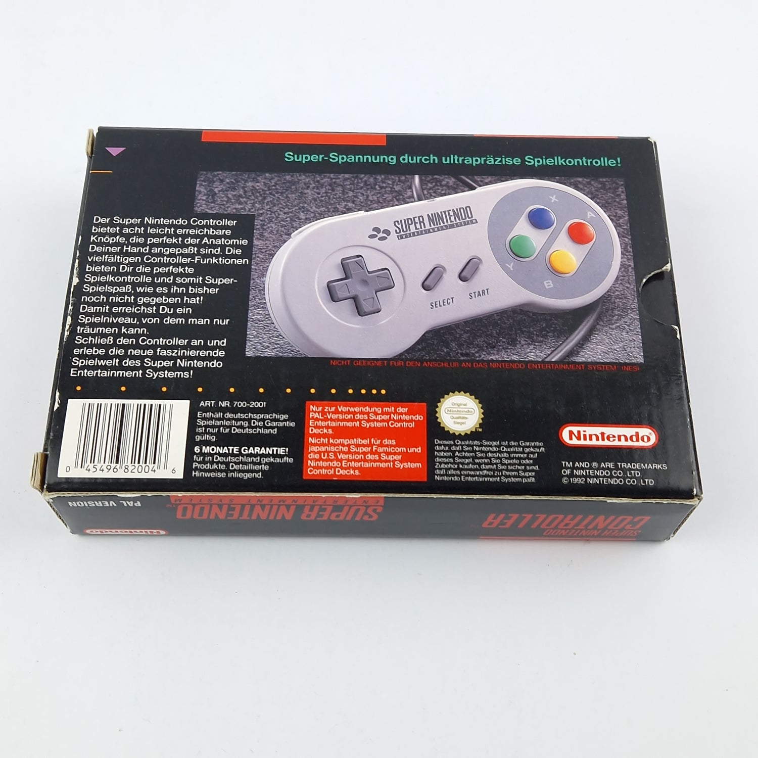 Super Nintendo Controller : SNES Gamepad Joypad in OVP - PAL