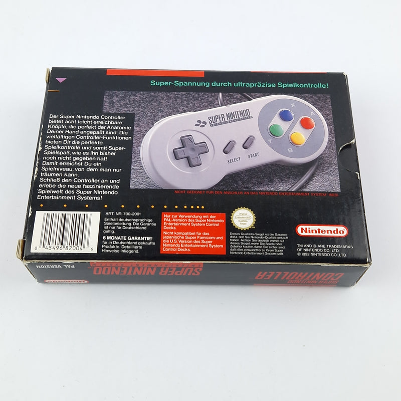 Super Nintendo Controller : SNES Gamepad Joypad in OVP - PAL