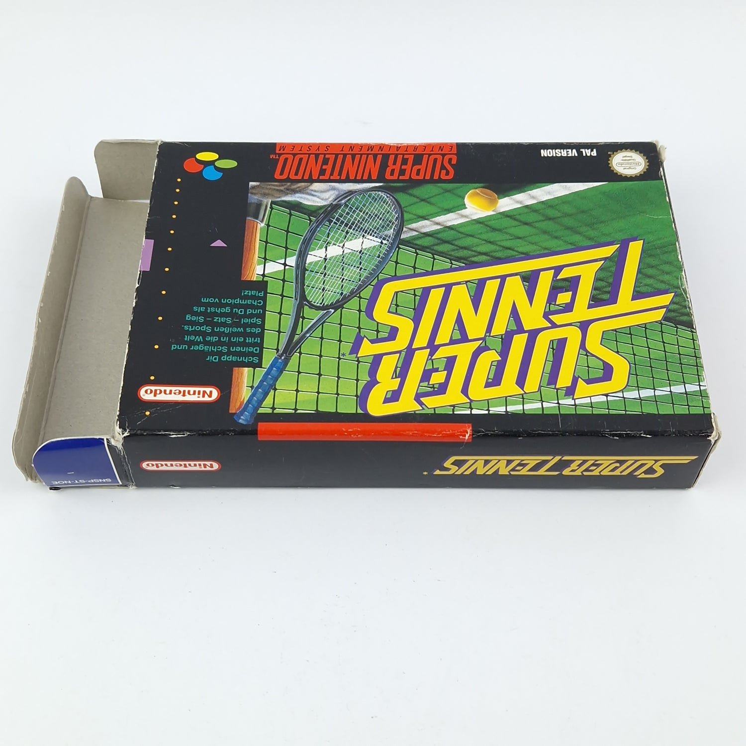 Super Nintendo Game: Super Tennis - Module Instructions OVP / SNES Pal Game