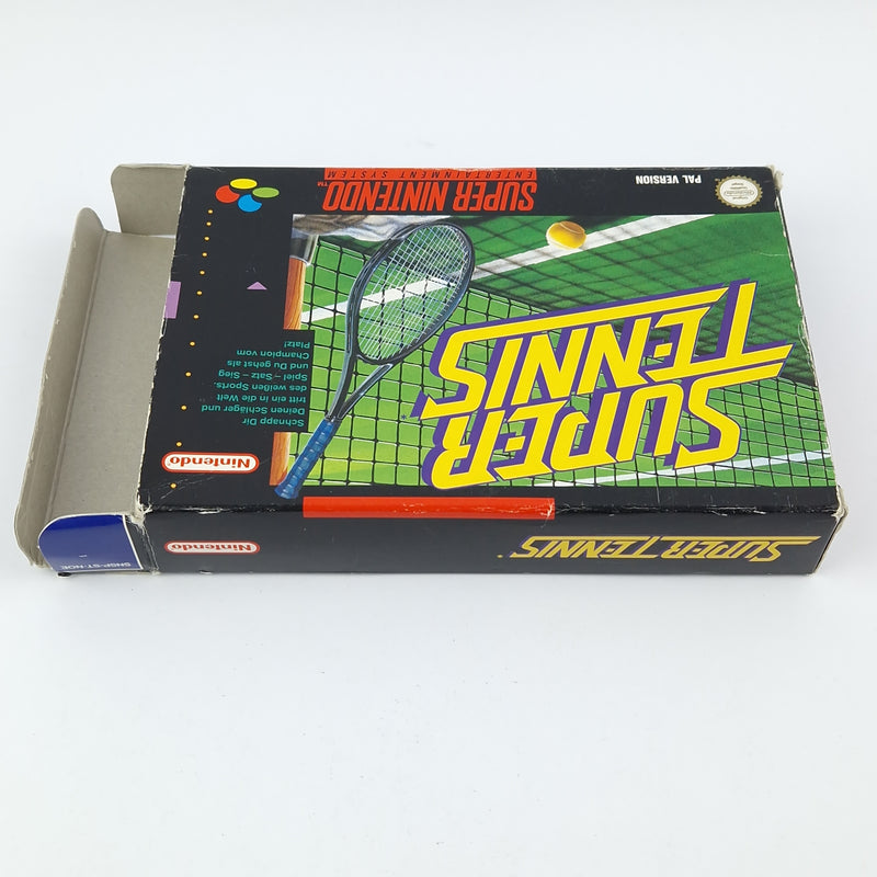 Super Nintendo Game: Super Tennis - Module Instructions OVP / SNES Pal Game