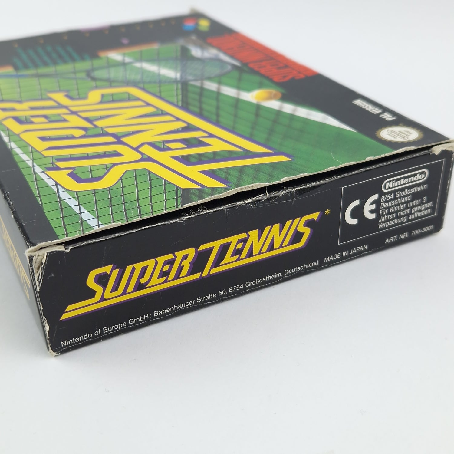 Super Nintendo Game: Super Tennis - Module Instructions OVP / SNES Pal Game