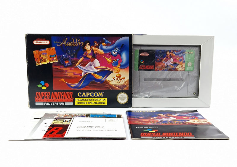 Super Nintendo Game: Disney's Aladdin - Module Instructions OVP / SNES Pal Game