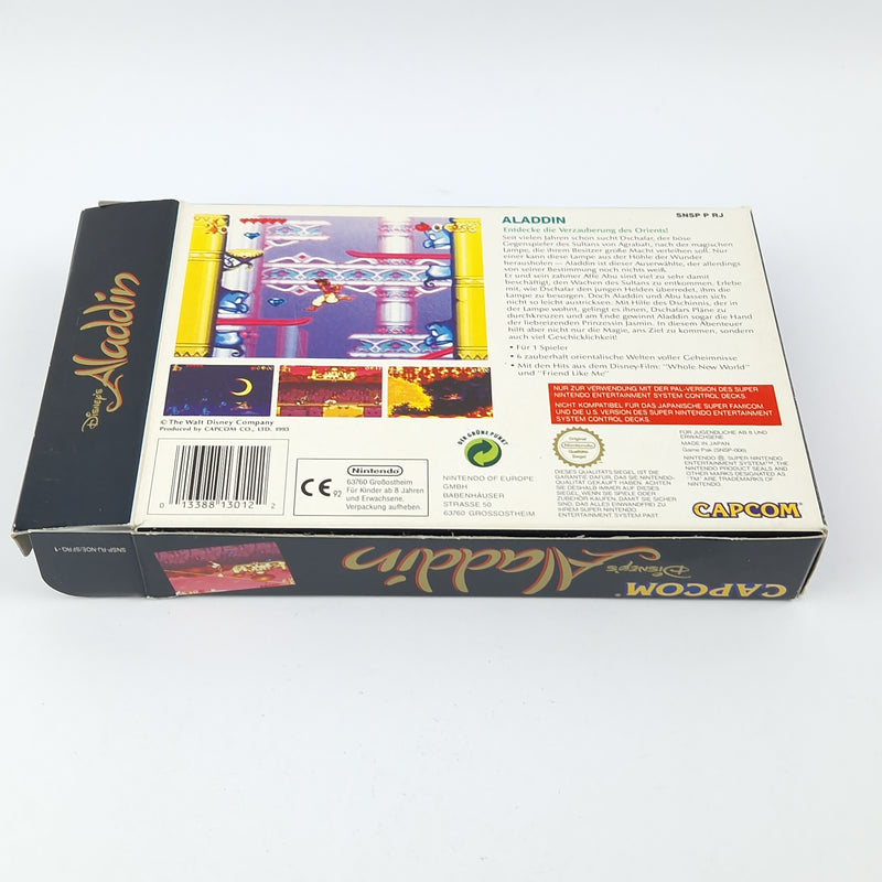 Super Nintendo Game: Disney's Aladdin - Module Instructions OVP / SNES Pal Game