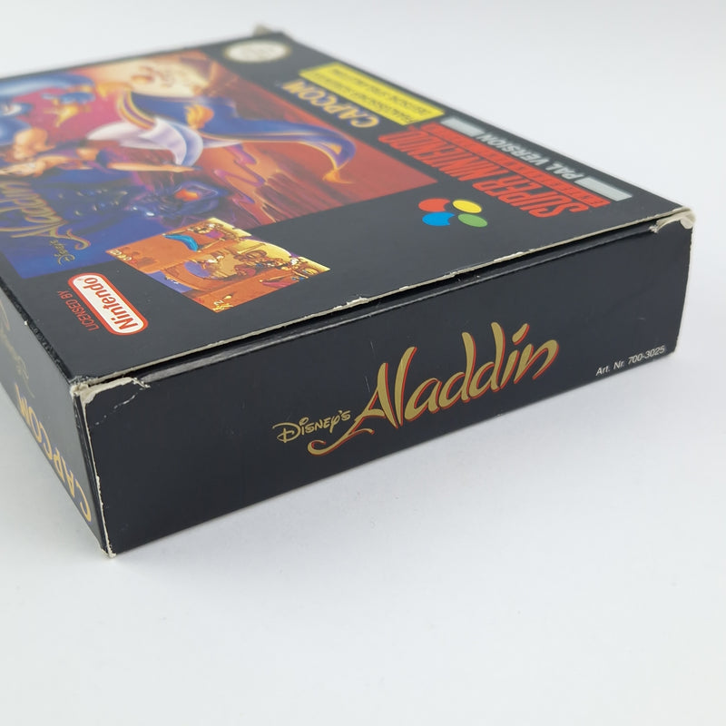 Super Nintendo Game: Disney's Aladdin - Module Instructions OVP / SNES Pal Game