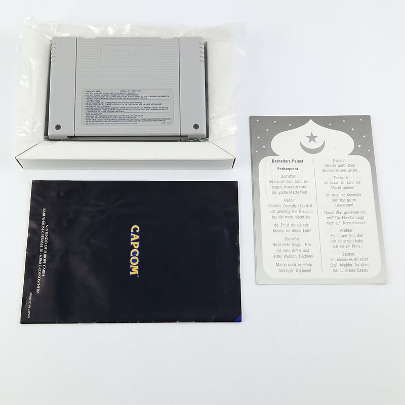 Super Nintendo Game: Disney's Aladdin - Module Instructions OVP / SNES Pal Game