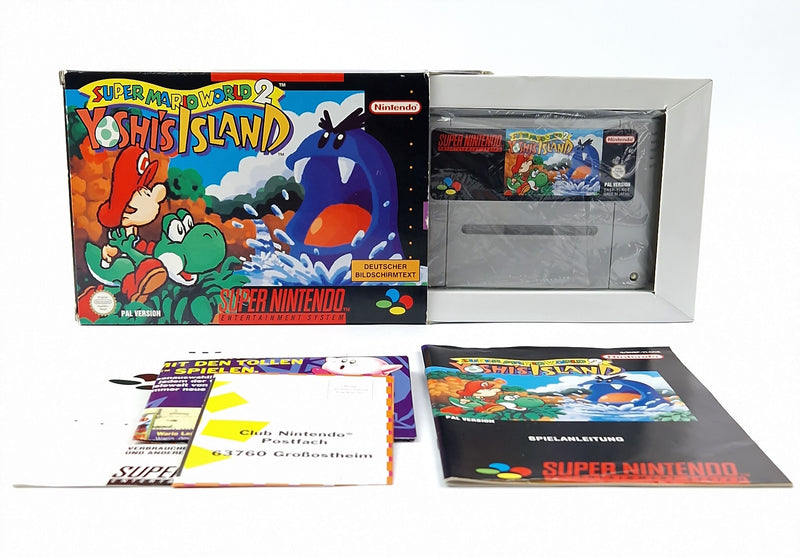 Super Nintendo Spiel : SMW 2 Yoshis Island - Modul Anleitung OVP / SNES Pal Game