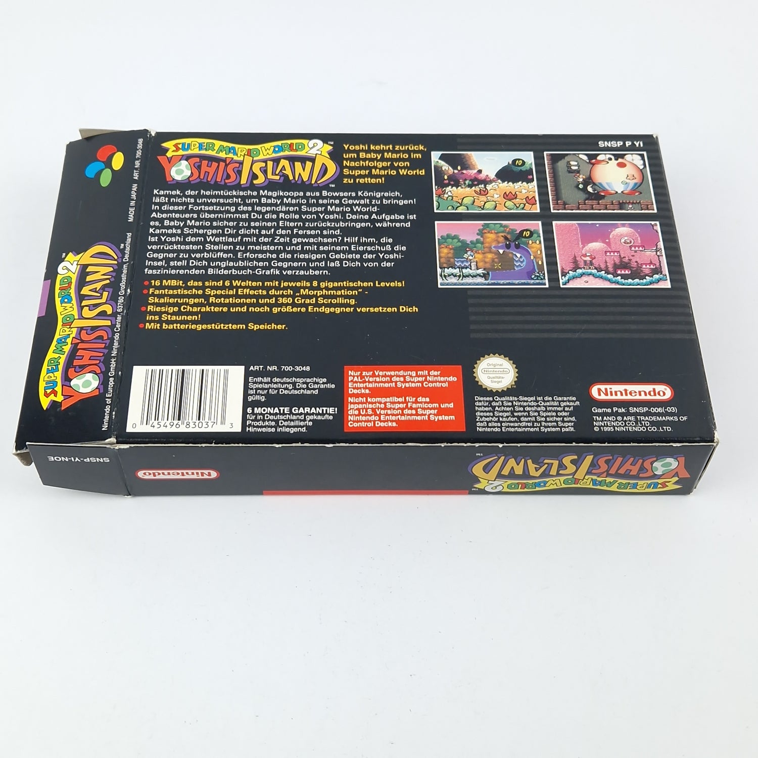 Super Nintendo Spiel : SMW 2 Yoshis Island - Modul Anleitung OVP / SNES Pal Game