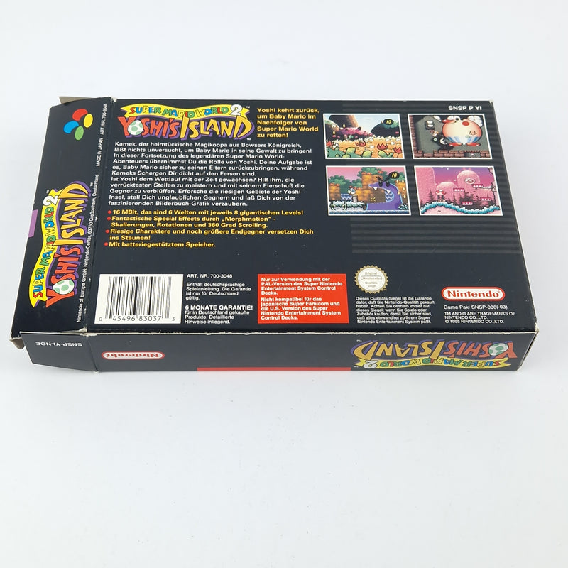 Super Nintendo Spiel : SMW 2 Yoshis Island - Modul Anleitung OVP / SNES Pal Game