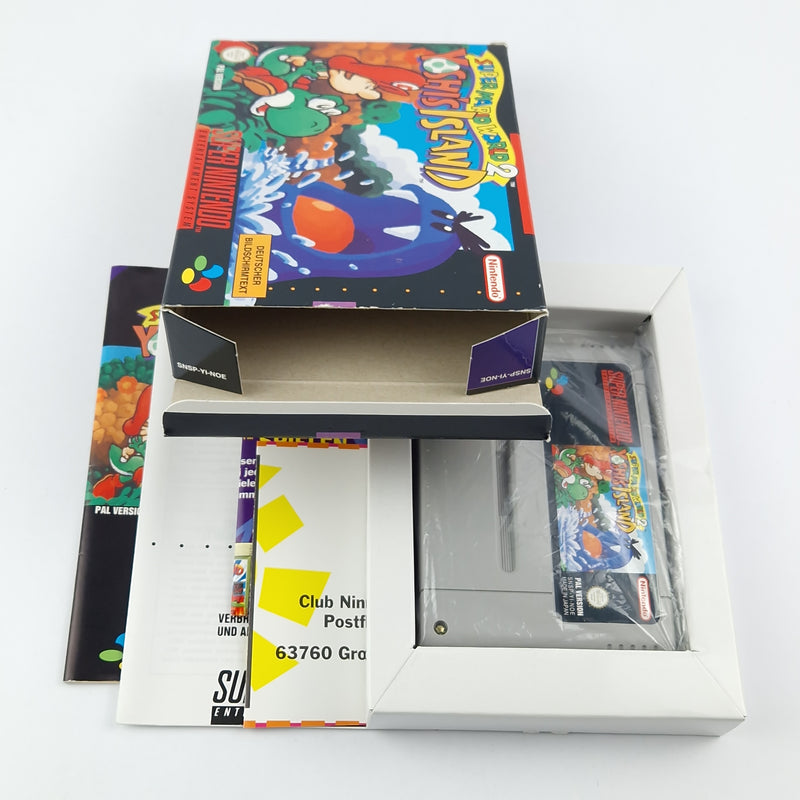 Super Nintendo Spiel : SMW 2 Yoshis Island - Modul Anleitung OVP / SNES Pal Game