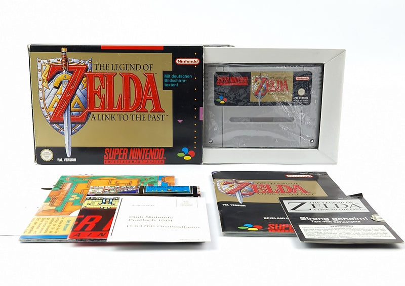 Super Nintendo Spiel : Zelda a link to the Past - Modul Anleitung Karte OVP SNES