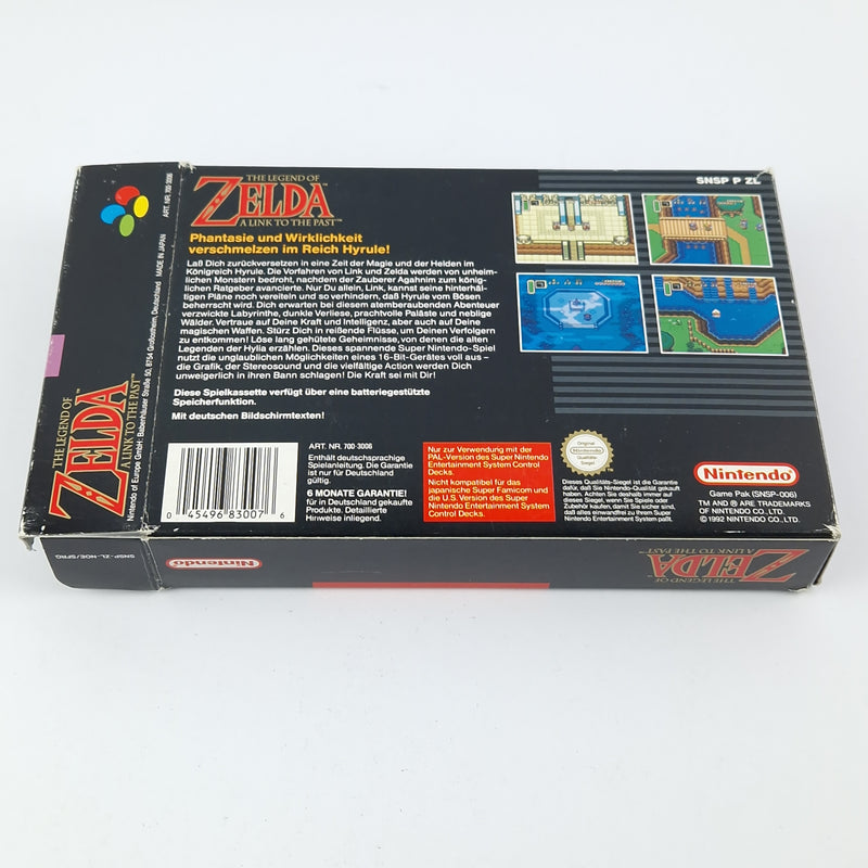 Super Nintendo Spiel : Zelda a link to the Past - Modul Anleitung Karte OVP SNES