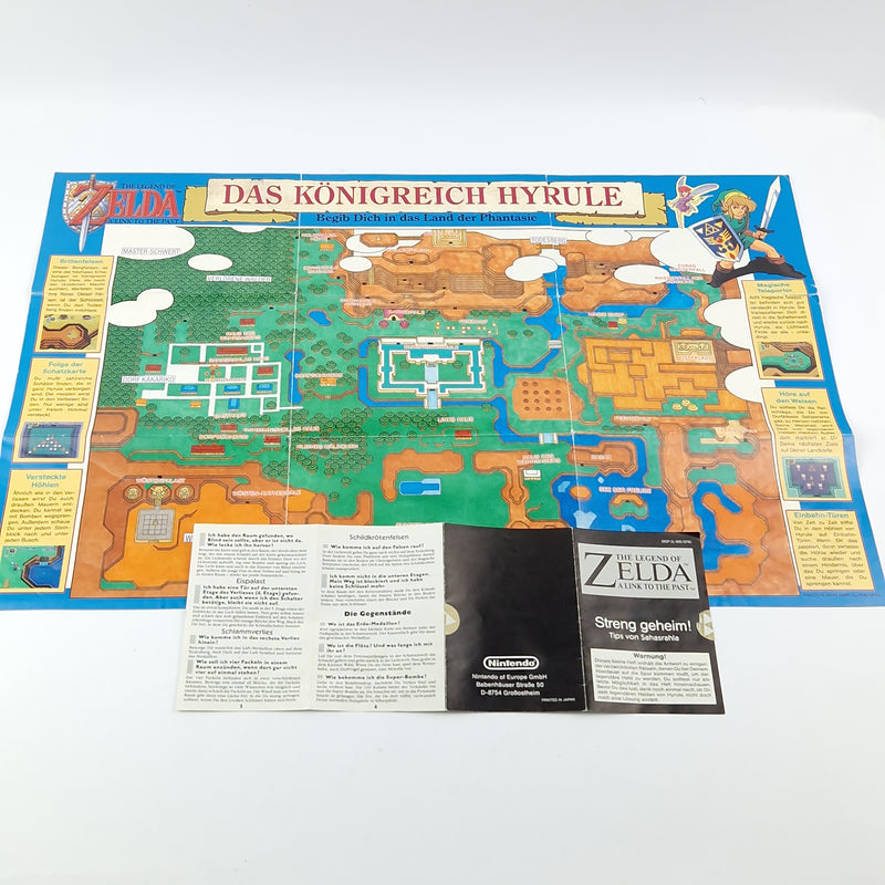 Super Nintendo Spiel : Zelda a link to the Past - Modul Anleitung Karte OVP SNES