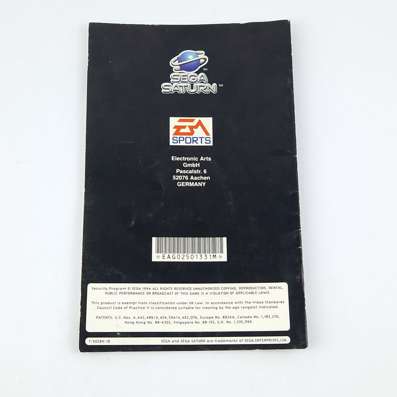 Sega Saturn Game: Nascar 98 - CD Instructions OVP / PAL Disk Car Racing