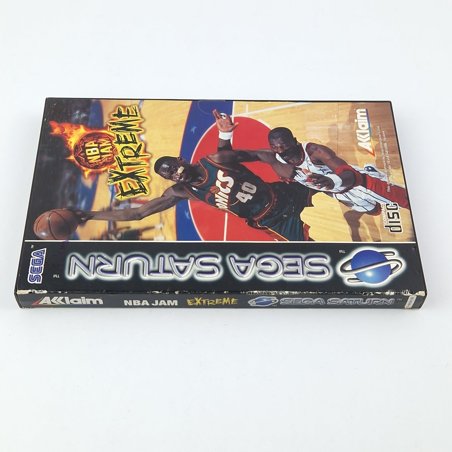 Sega Saturn Game: NBA Jam Extreme - CD Instructions OVP / PAL Disk Basketball