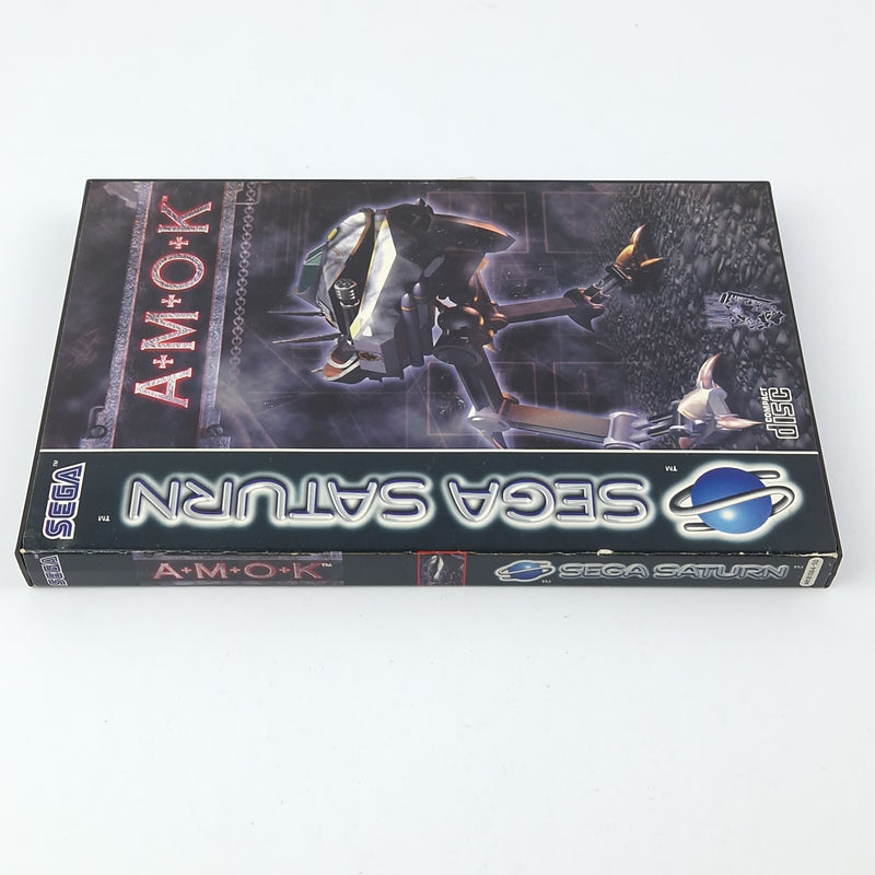 Sega Saturn Spiel : AMOK - CD Anleitung OVP / PAL Disk