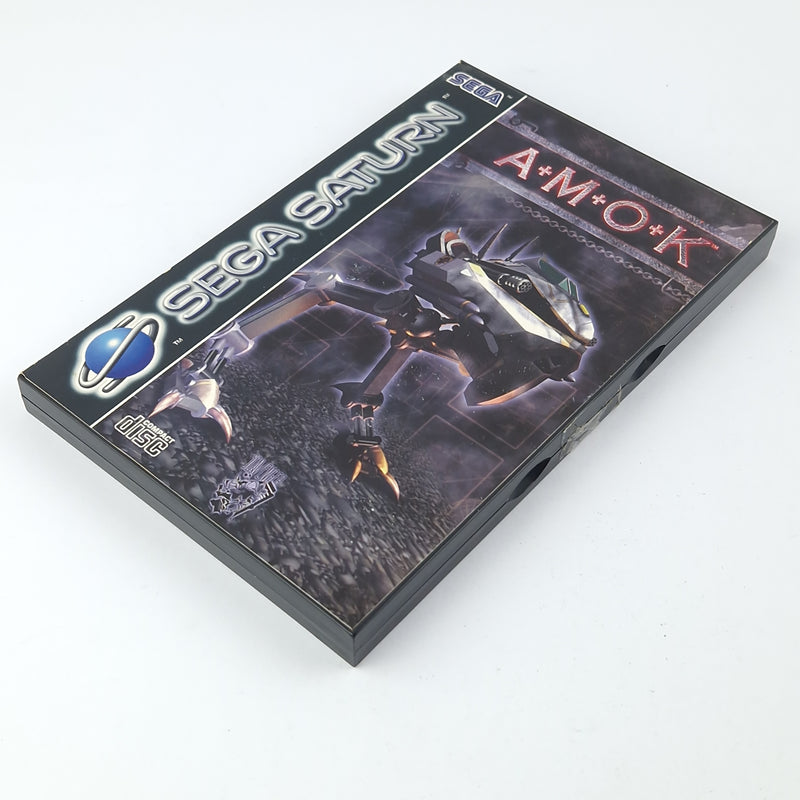 Sega Saturn Game: AMOK - CD Instructions OVP / PAL Disc