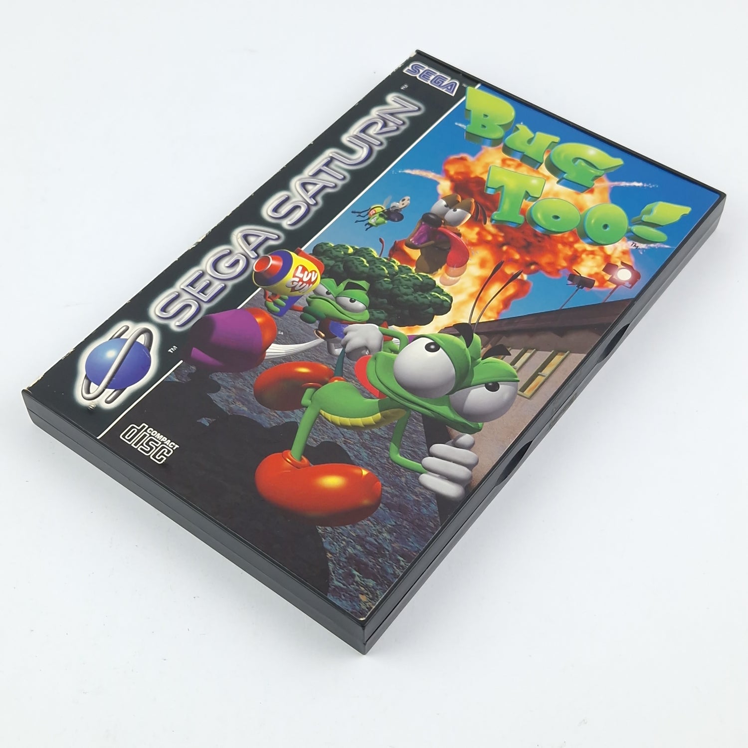 Sega Saturn Game: BUG Too! - CD instructions OVP / PAL disc