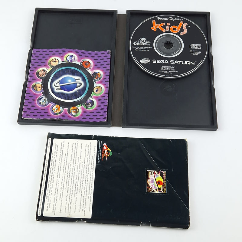 Sega Saturn Game: Virtua Fighter Kids - CD Instructions OVP / PAL Disk