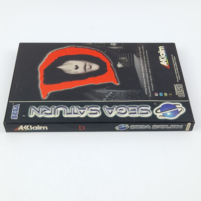 Sega Saturn Game: D - CD Instructions OVP / PAL Disk Acclaim