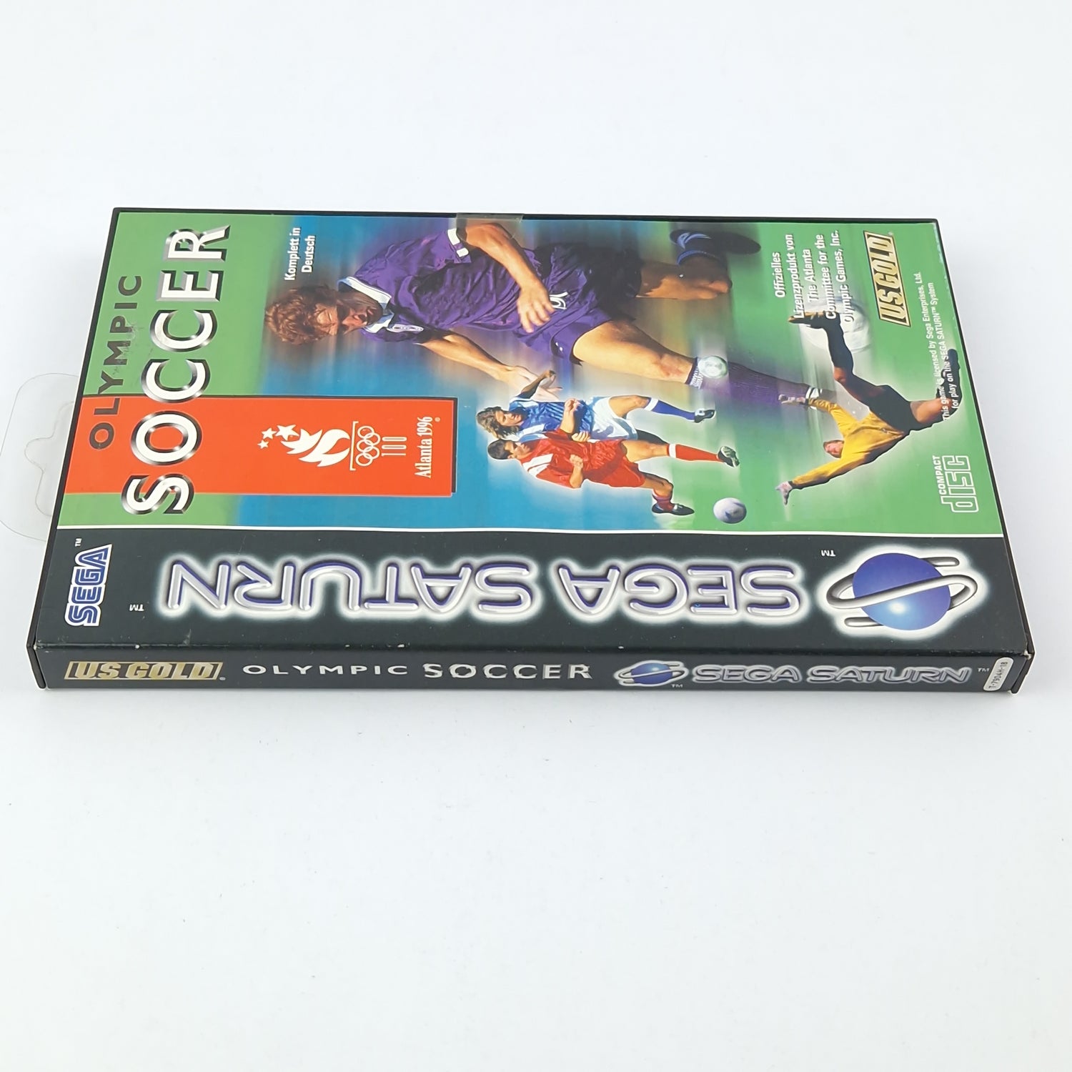 Sega Saturn Spiel : Olympic Soccer - CD Anleitung OVP cib / PAL Disk