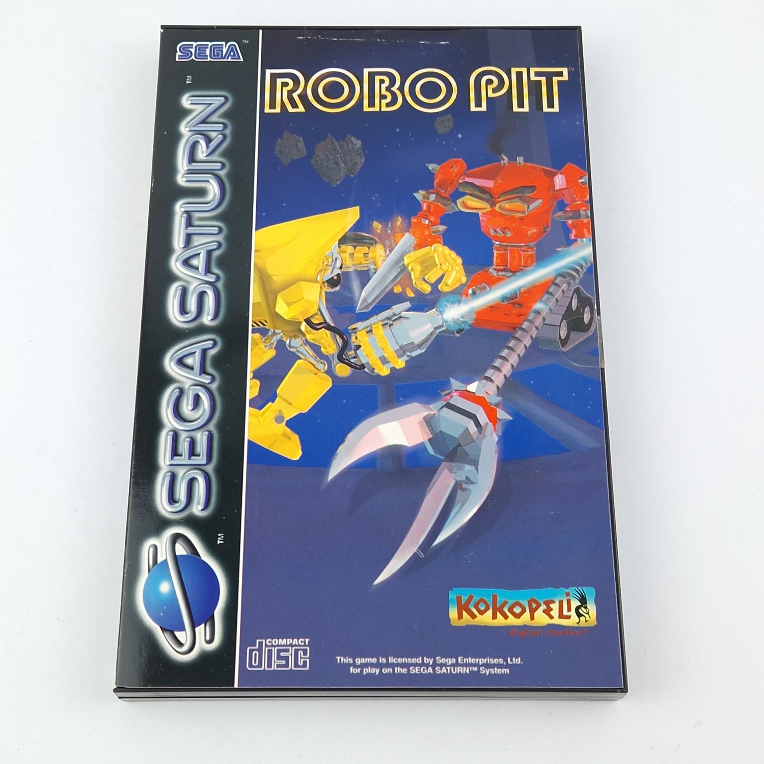 Sega Saturn Spiel : Robo Pit - NEU NEW Sticker SEAL OVP / Robopit