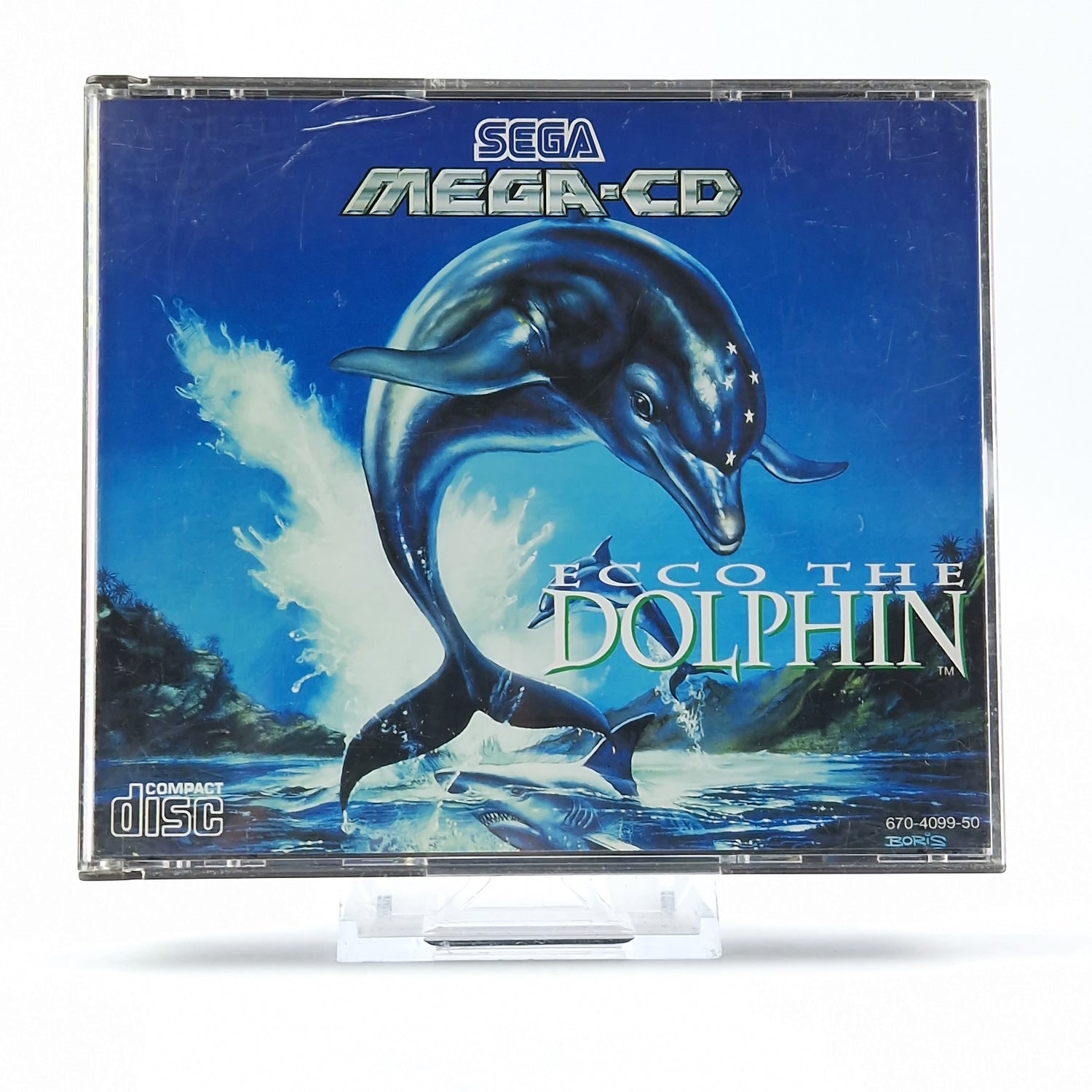 Sega Mega CD Spiel : Ecco The Dolphin - CD Anleitung OVP / PAL MCD Game