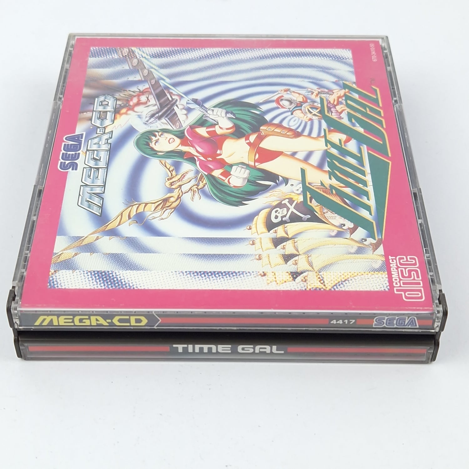 Sega Mega CD Game: Time Gal - CD Instructions OVP / PAL MCD Game
