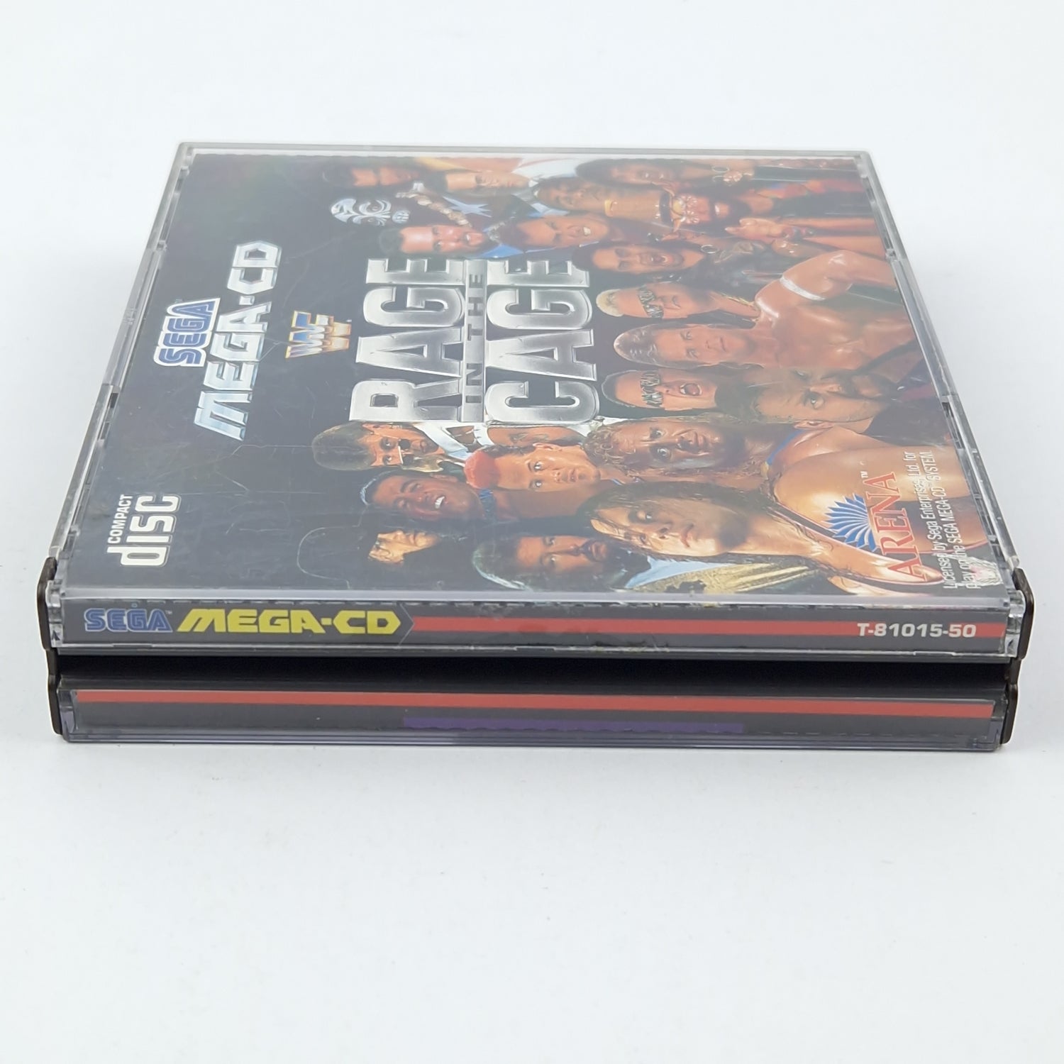 Sega Mega CD Spiel : WWF Rage in the Cage - CD Anleitung OVP / PAL MCD Game