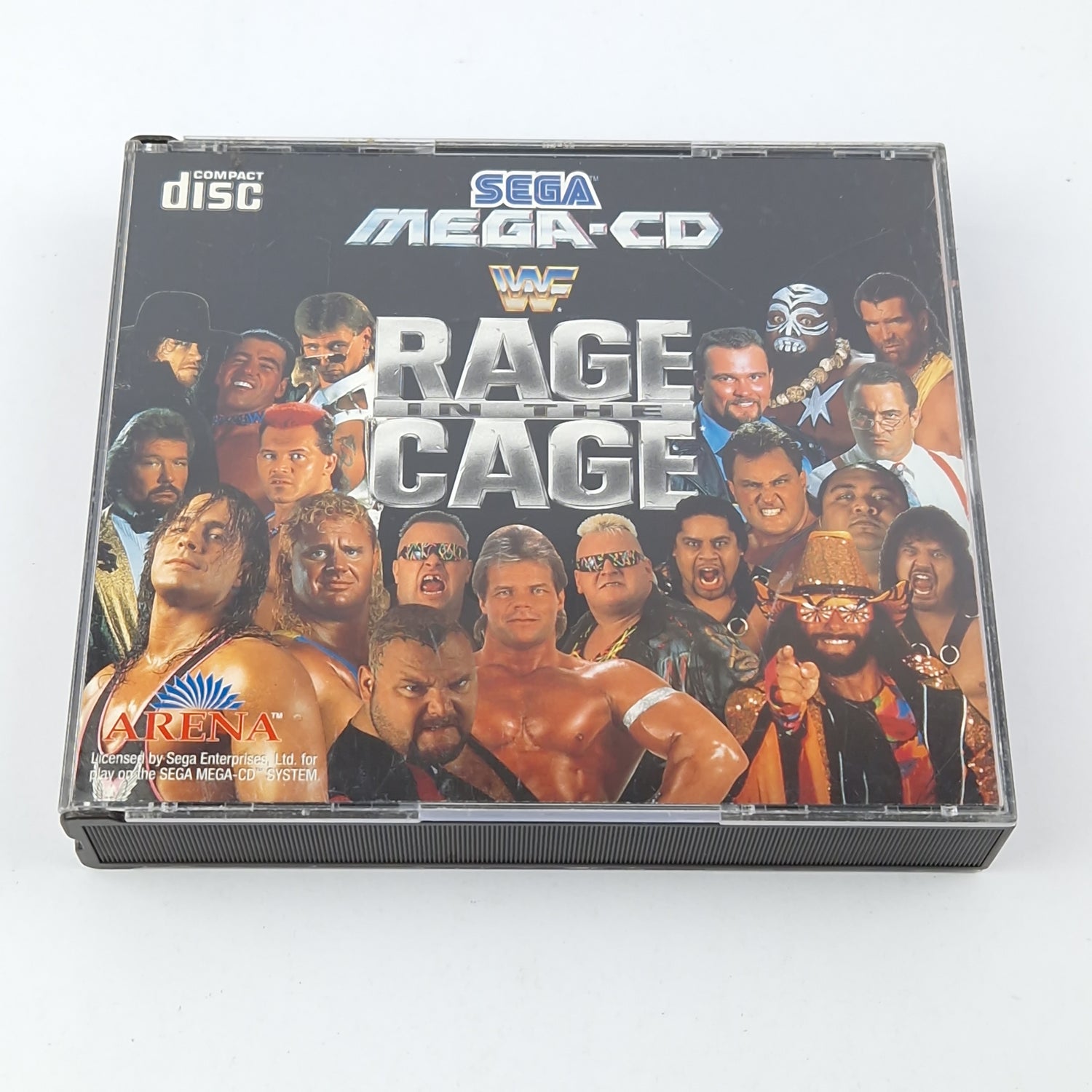 Sega Mega CD Game: WWF Rage in the Cage - CD Instructions OVP / PAL MCD Game